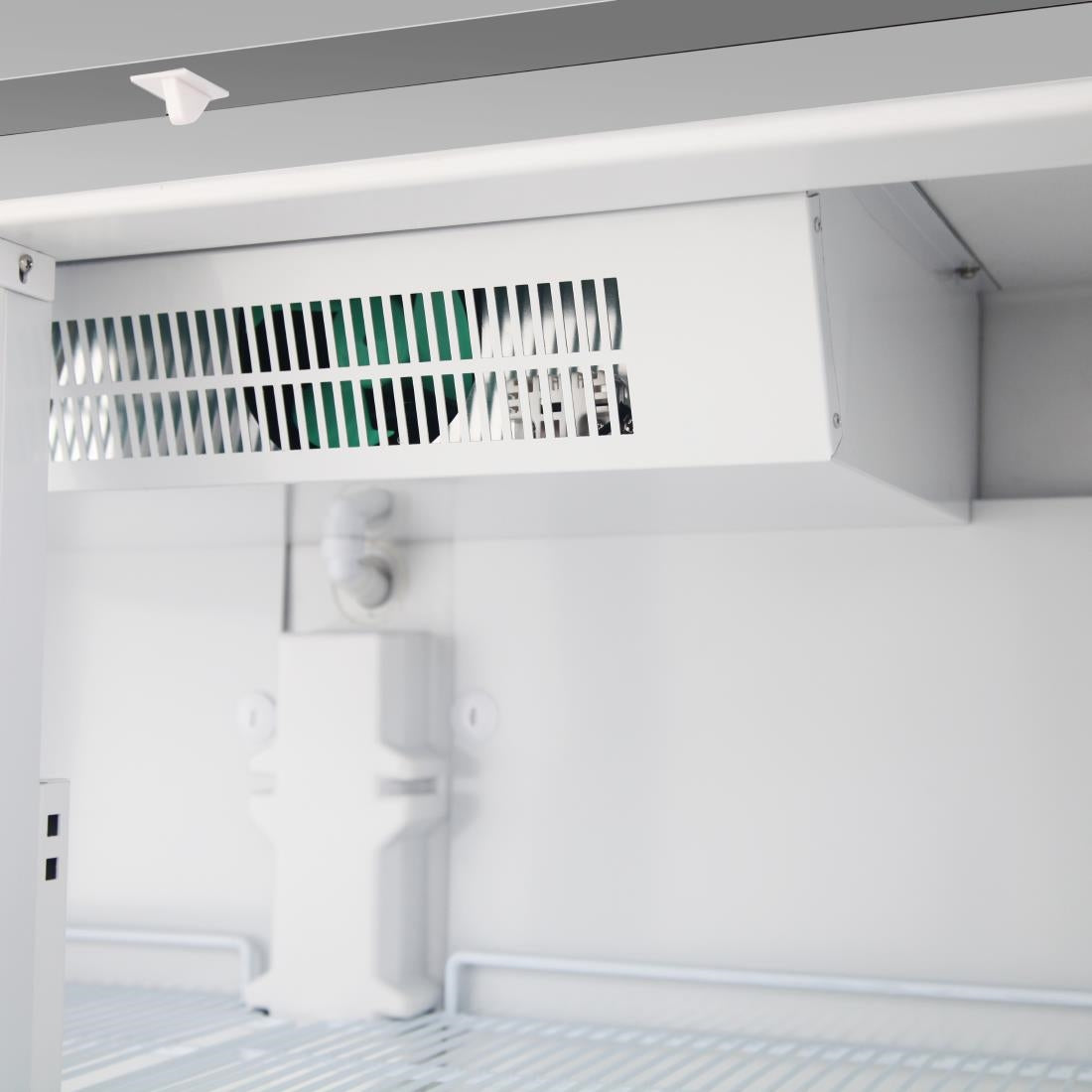 Polar C-Series Double Door Fridge Stainless Steel