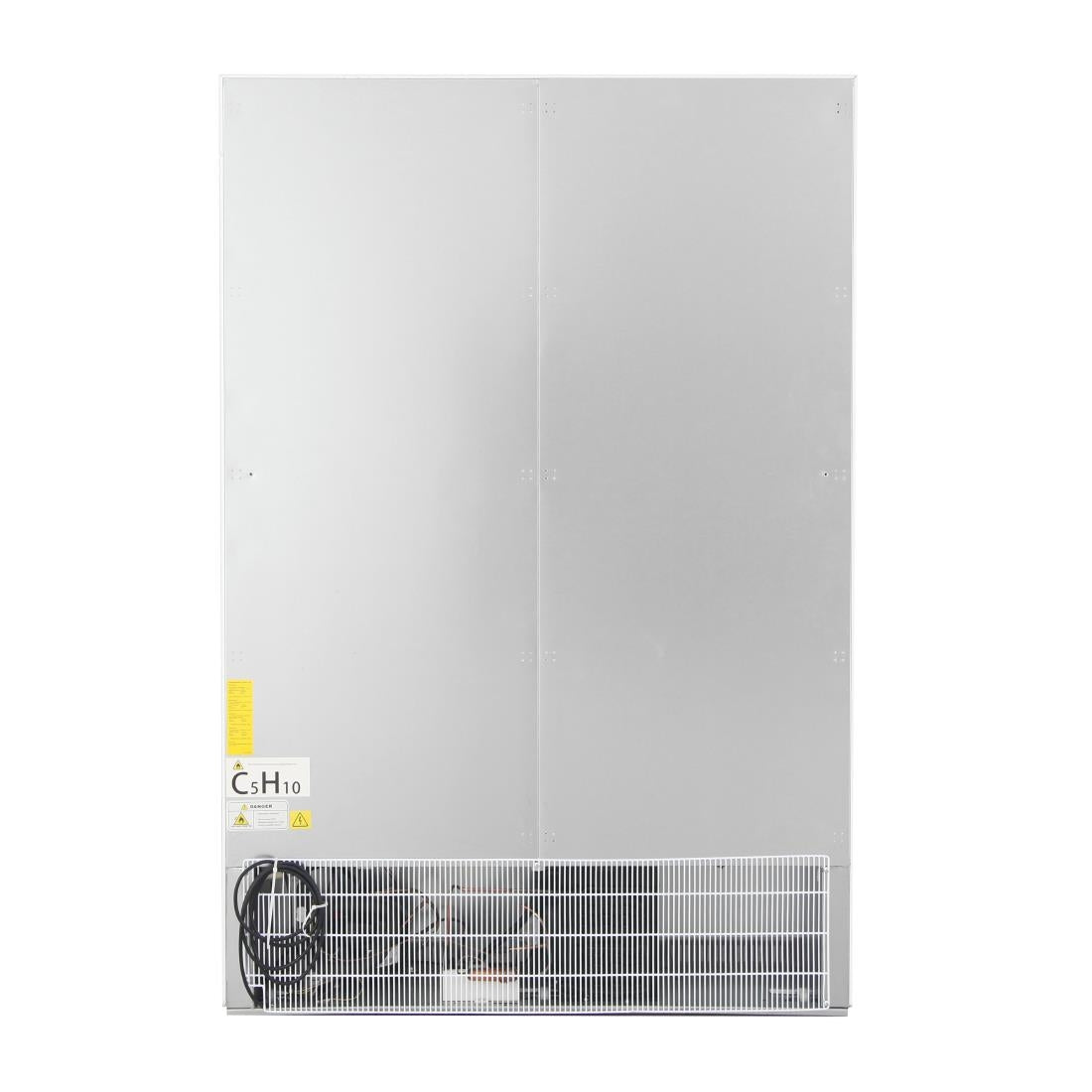 Polar C-Series Double Door Fridge Stainless Steel