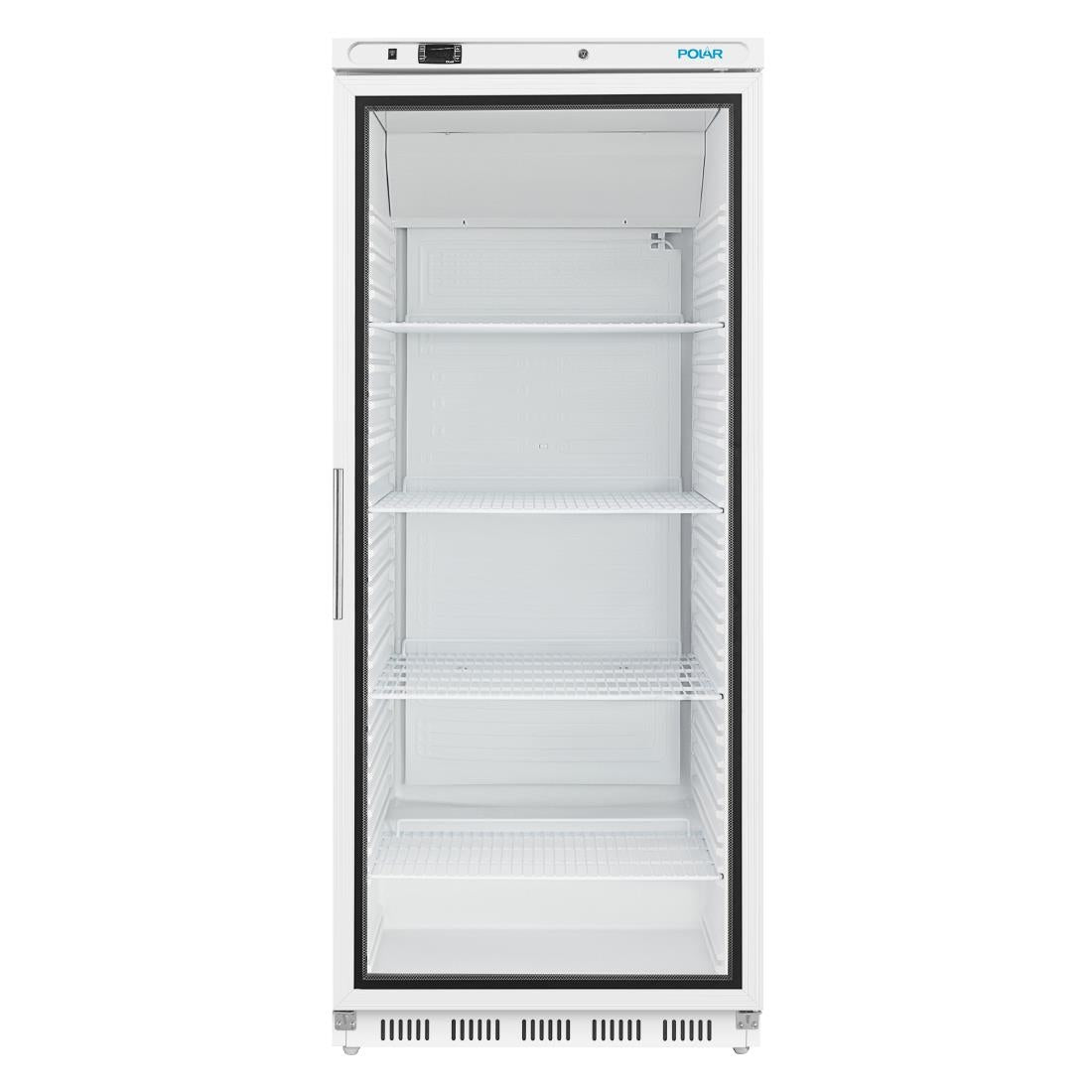 Polar C-Series Upright Display Fridge White 600Ltr