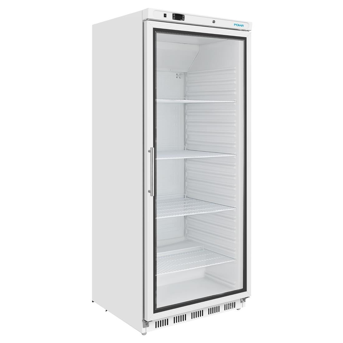 Polar C-Series Upright Display Fridge White 600Ltr
