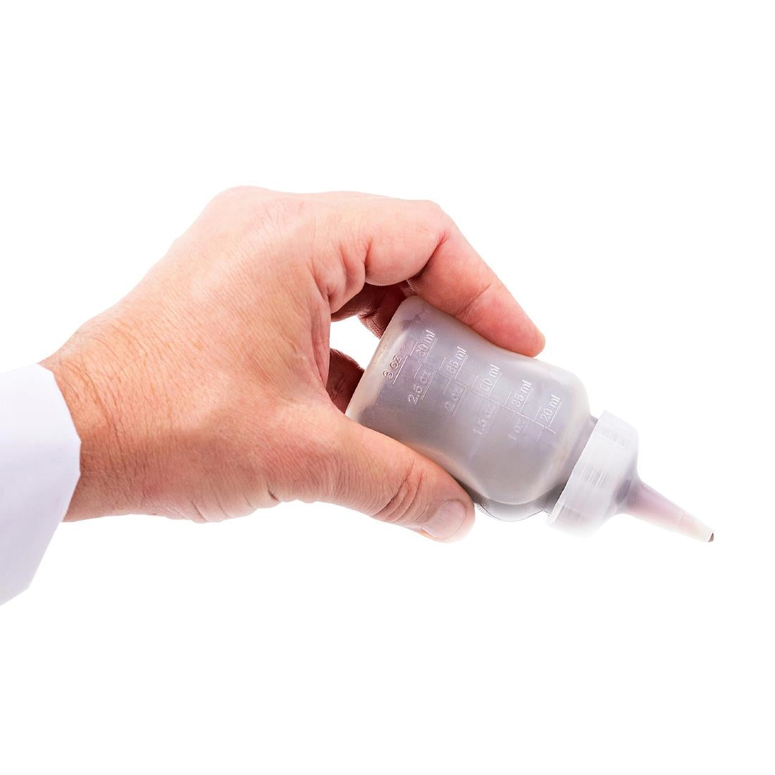 Araven Mini Squeeze Sauce Bottle 90ml White