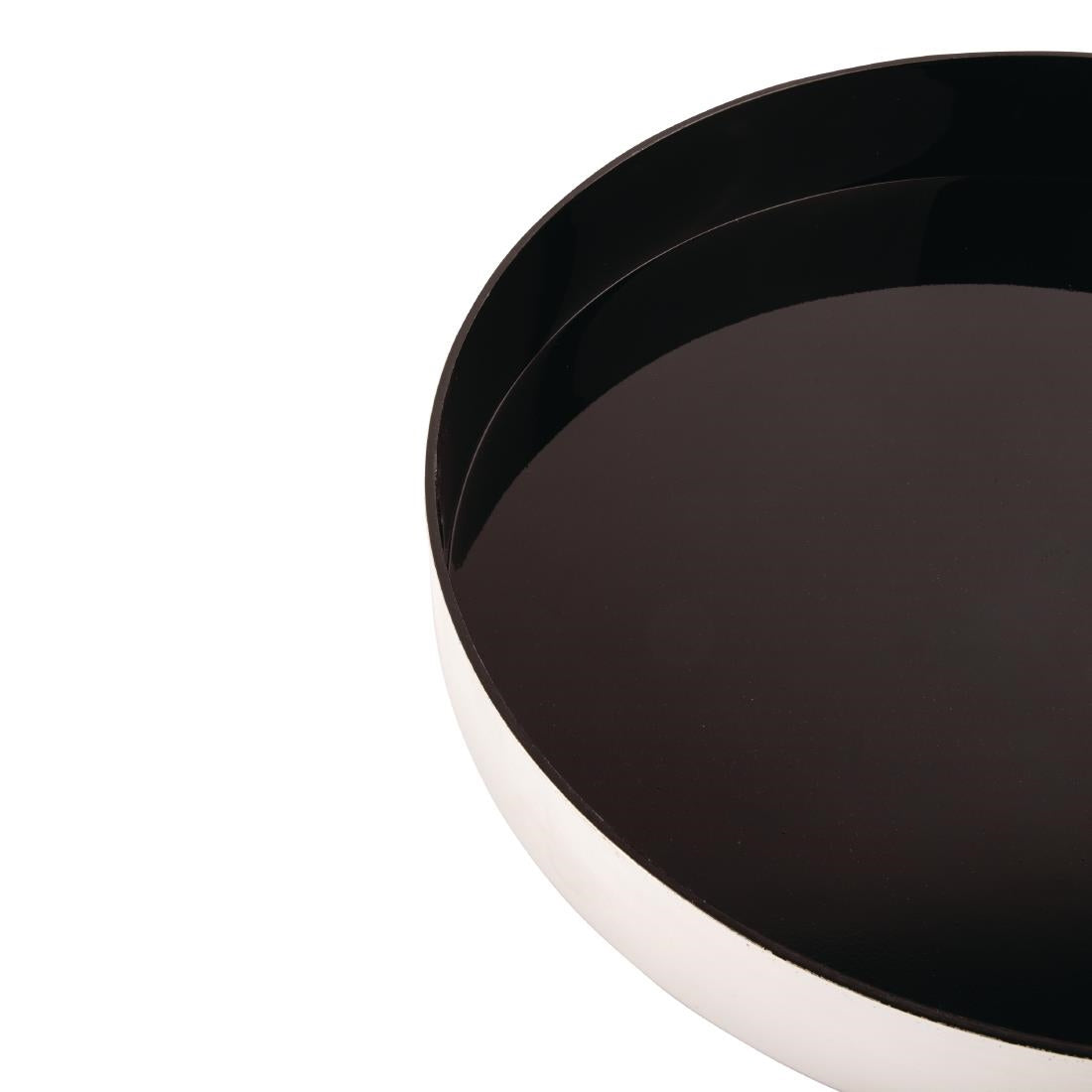 Beaumont Aluminium Round Non-Slip Drinks Tray 330mm