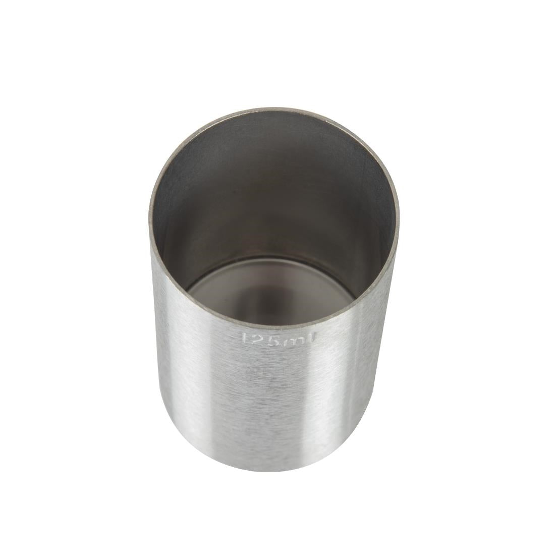 Beaumont Stainless Steel Thimble Wine Measure 125ml CE Marked