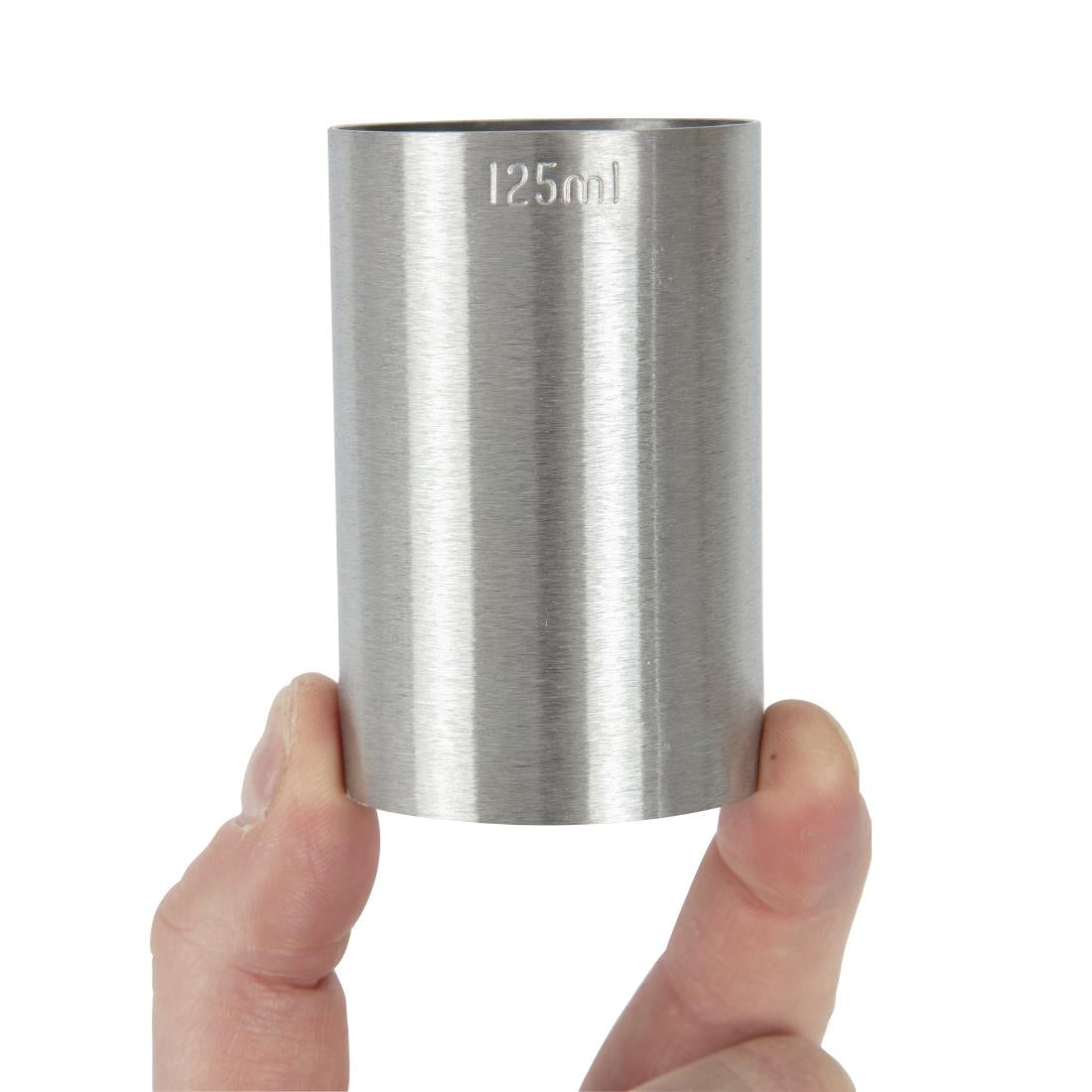 Beaumont Stainless Steel Thimble Wine Measure 125ml CE Marked