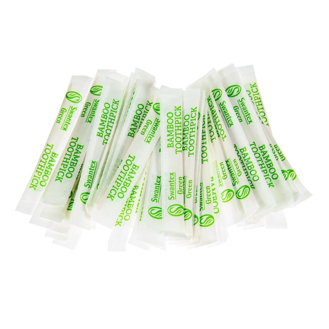 Individually Wrapped Biodegradable Bamboo Toothpicks (1000 Pack)