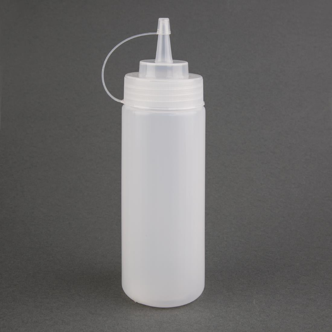 Nisbets Essentials Squeeze Sauce Bottles 12oz (6 Pack)