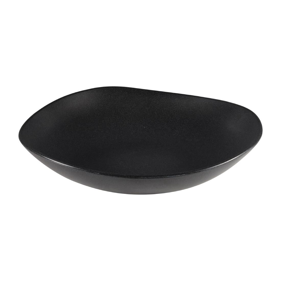 Alchemy Melamine Trace Granite Black Melamine Bowls 380mm (2 Pack)