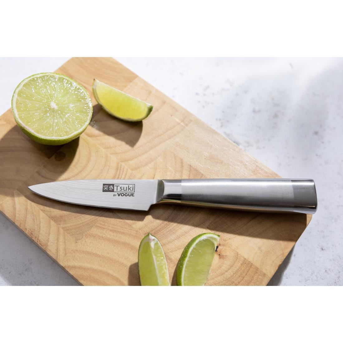 Vogue Tsuki Series 8 Paring Knife Stainless Steel 8.9cm