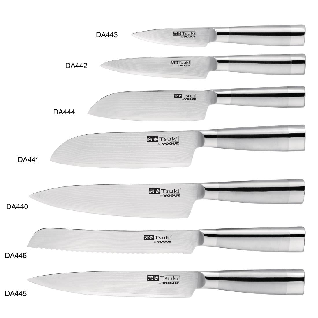 Vogue Tsuki Series 8 Santoku Knife 14.3cm
