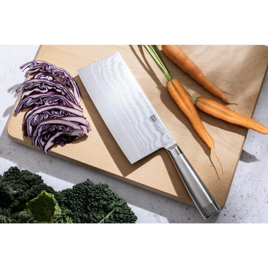 Vogue Tsuki Series 8 Vegetable Chopper Stainless Steel 18.2cm