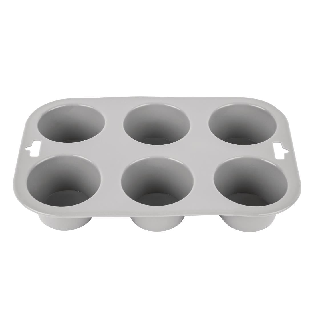 Vogue Flexible Silicone Muffin Pan 6 Cup
