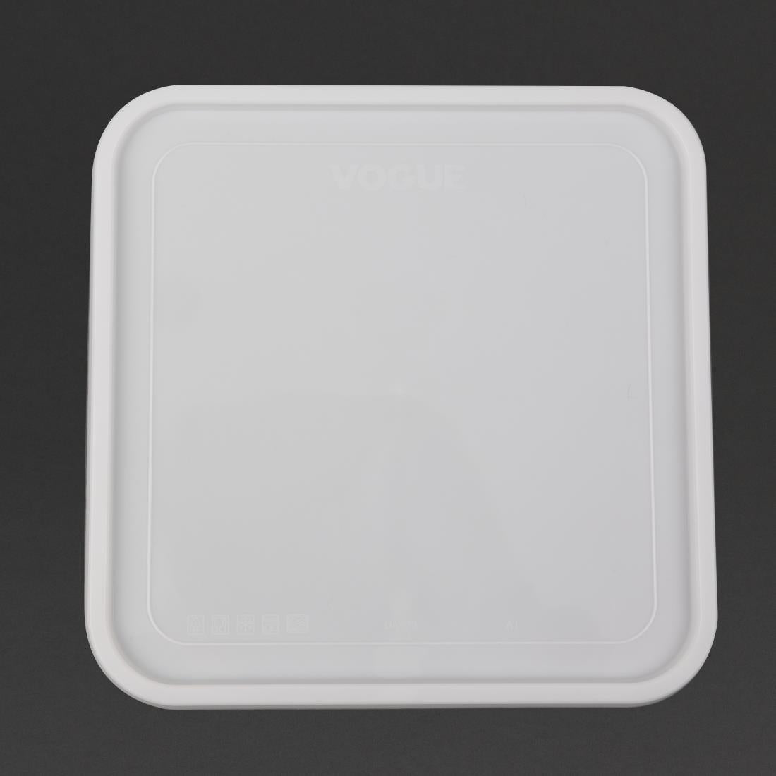 Vogue Ice Cream Container Lid for 10Ltr (10 Pack)
