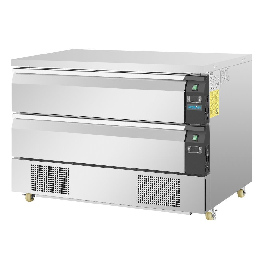 Polar U-Series Double Drawer Dual Temperature Counter Fridge Freezer 6xGN