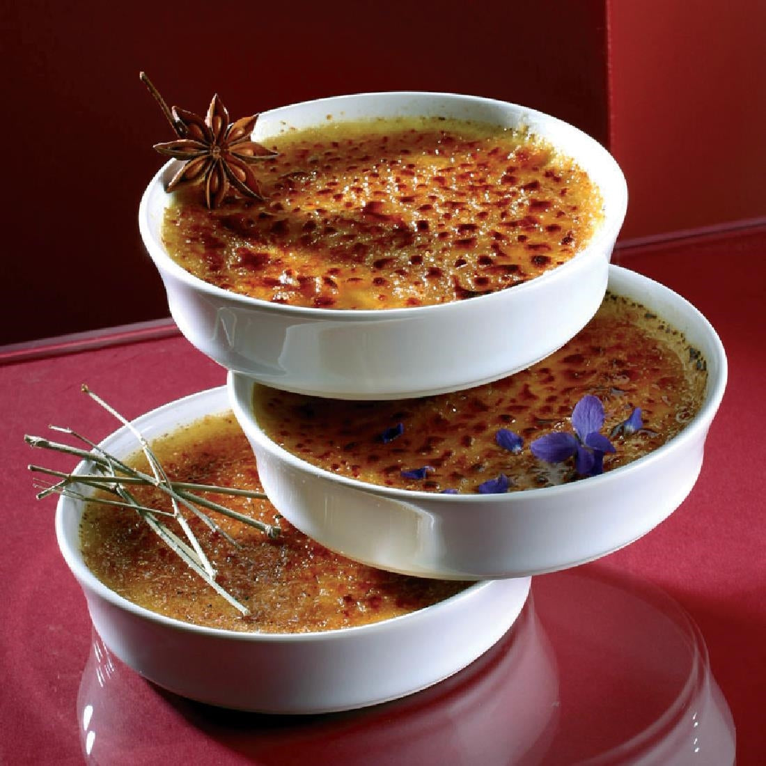 Revol Alexandrie Creme Brulee Dishes 140mm (6 Pack)