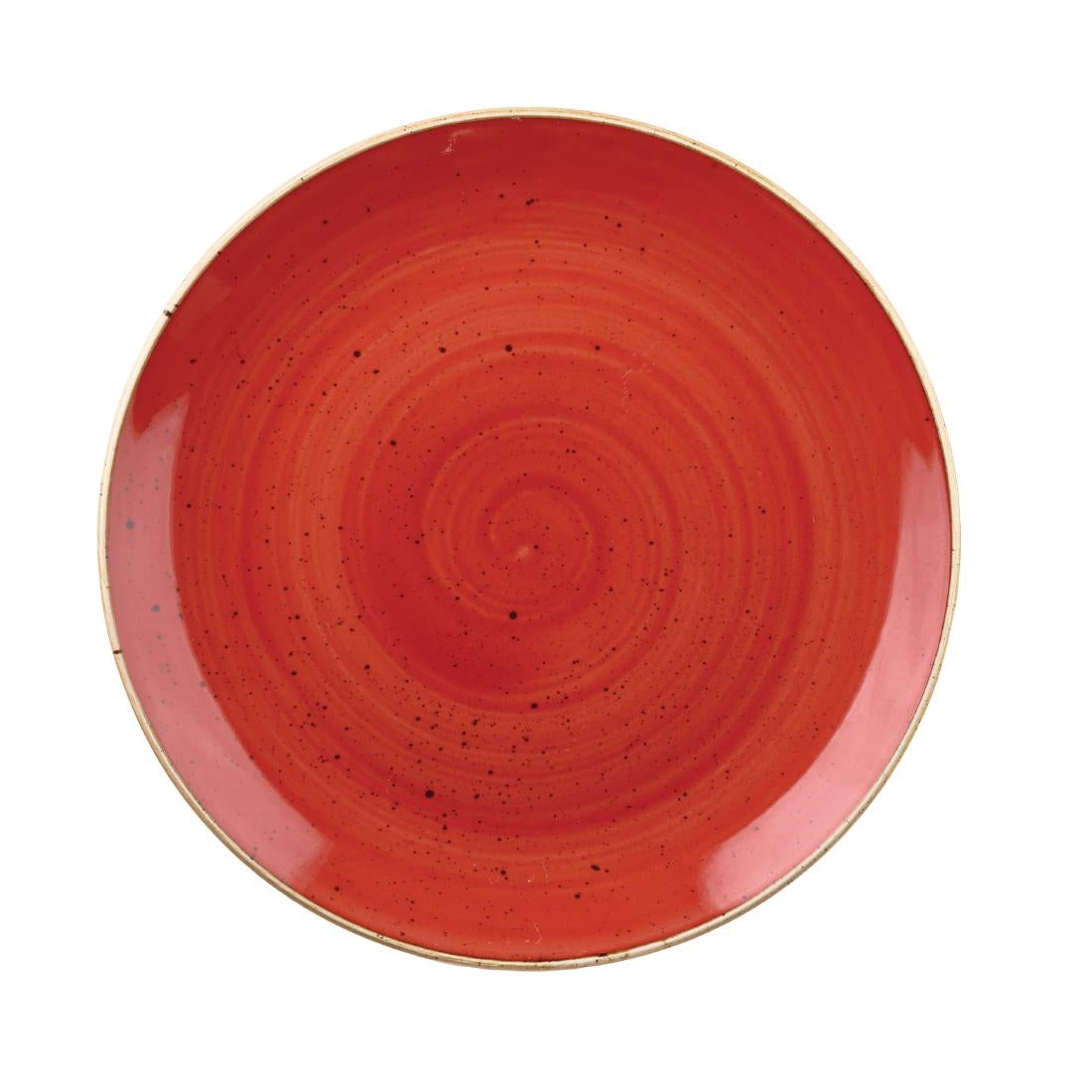 Churchill Stonecast Round Coupe Bowls Berry Red 248mm (12 Pack)