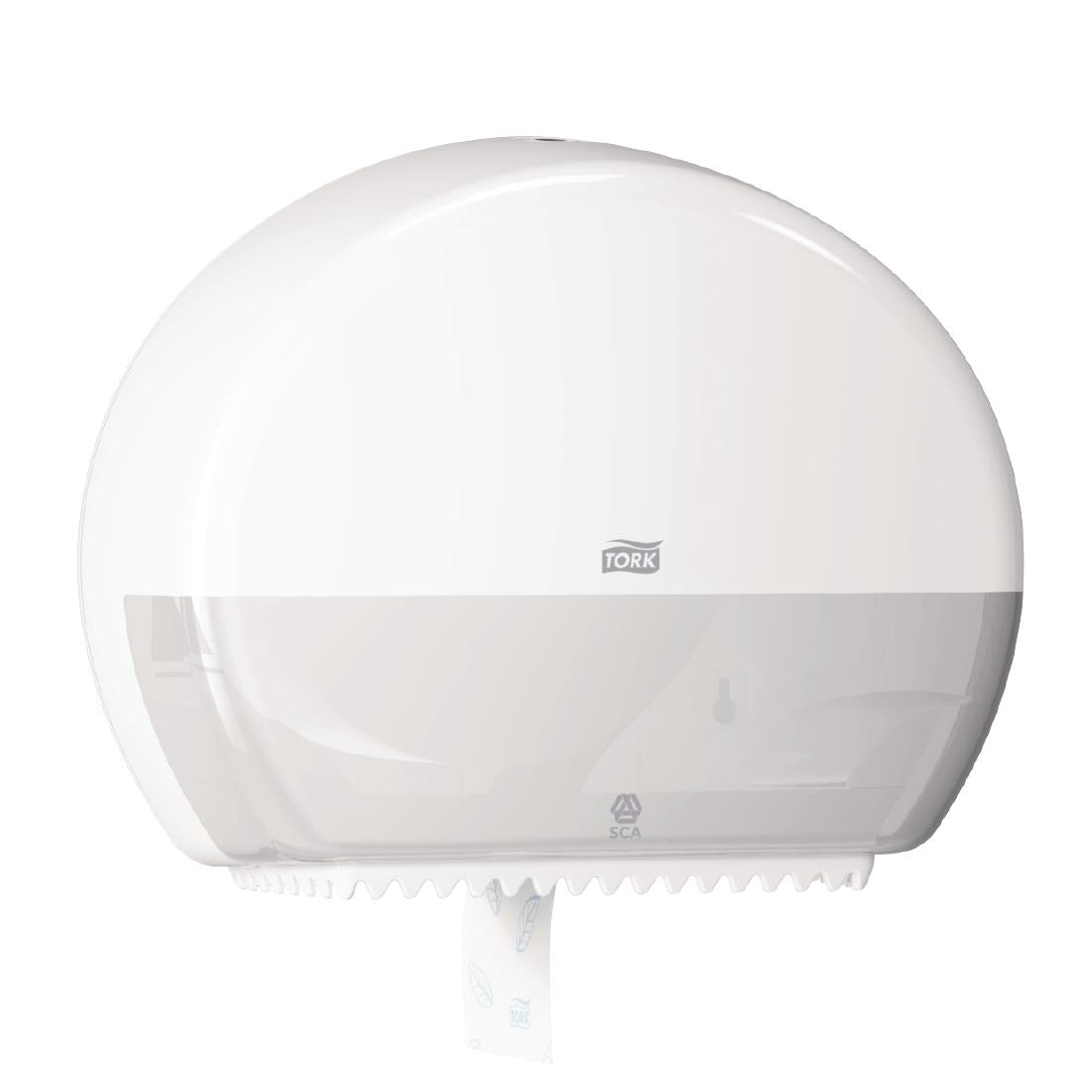Tork Mini Jumbo Toilet Roll Dispenser White T2