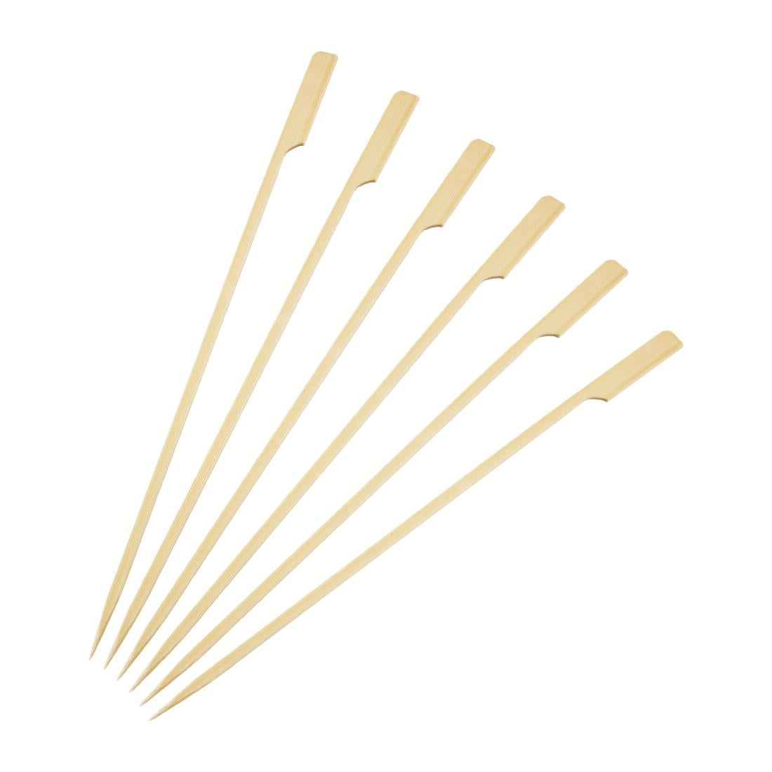 Fiesta Compostable Bamboo Paddle Skewers 240mm (100 Pack)