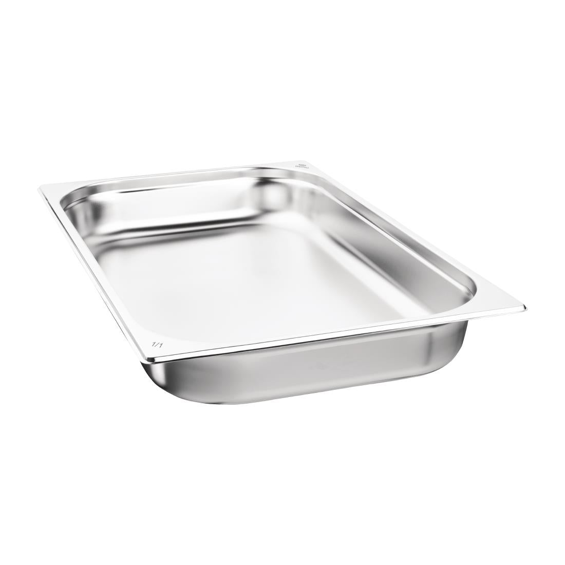 Nisbets Essentials Stainless Steel 1/1 Gastronorm 65mm (Pack 3)