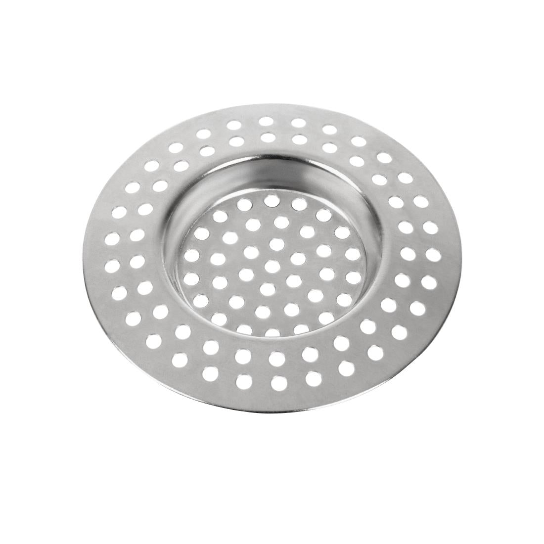 KitchenCraft Stainless Steel Large Hole Sink Strainer 75mm
