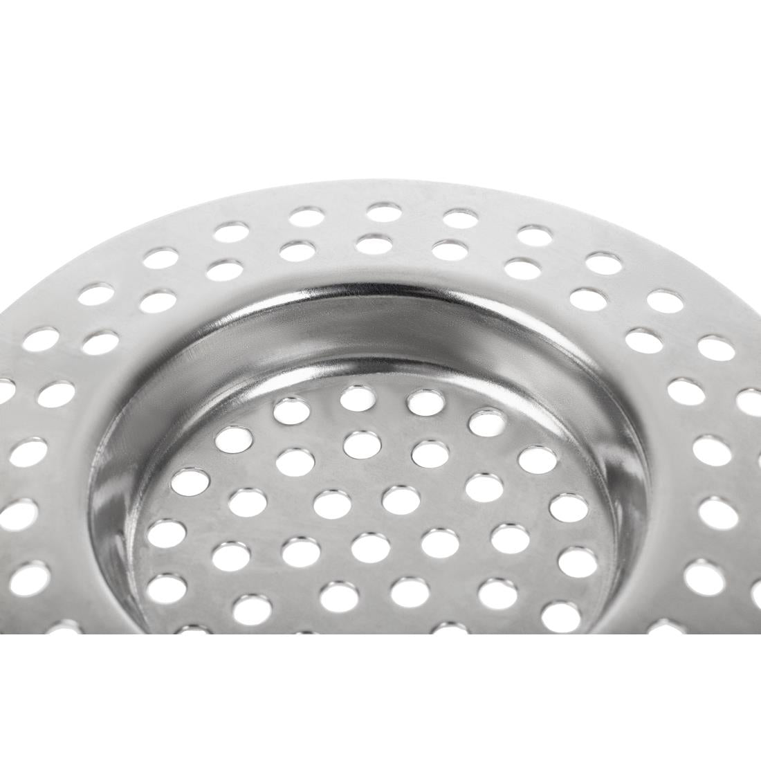 KitchenCraft Stainless Steel Large Hole Sink Strainer 75mm