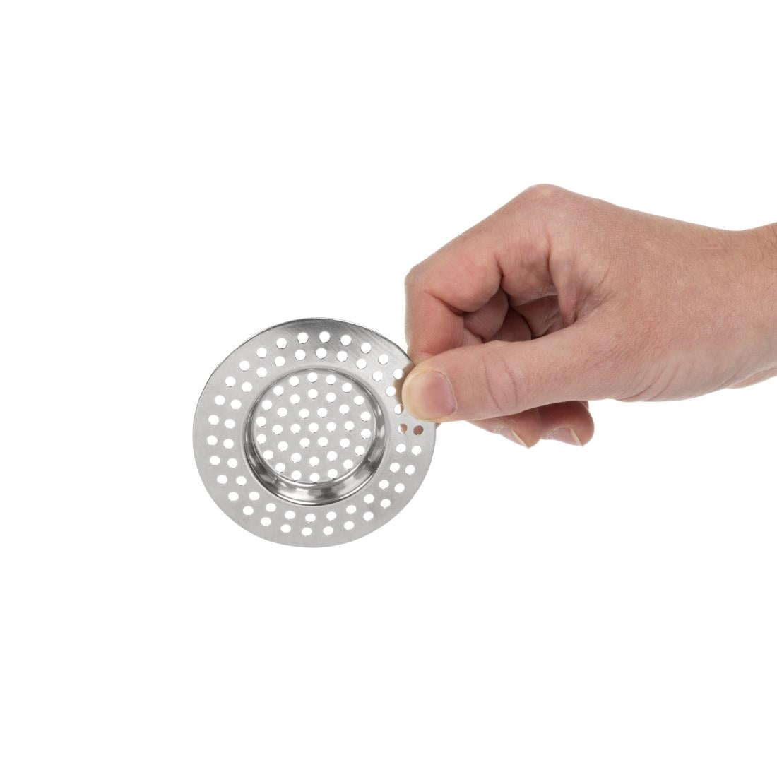 KitchenCraft Stainless Steel Large Hole Sink Strainer 75mm