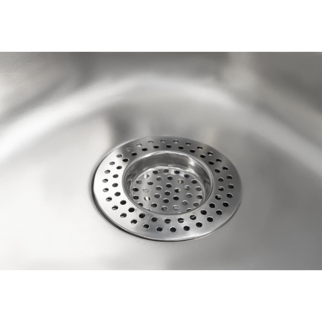 KitchenCraft Stainless Steel Large Hole Sink Strainer 75mm