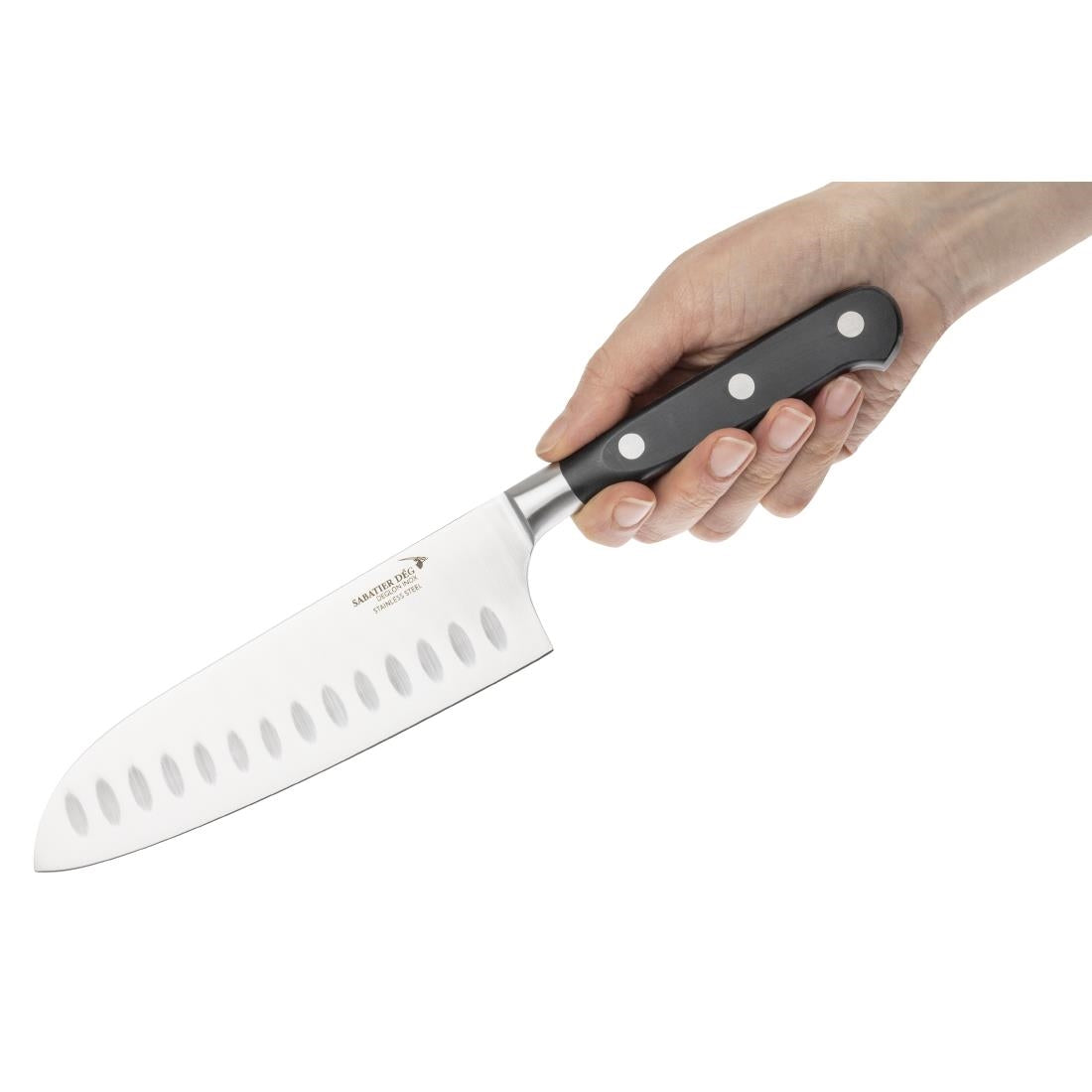 Deglon Sabatier Santoku Knife Black 18.3cm