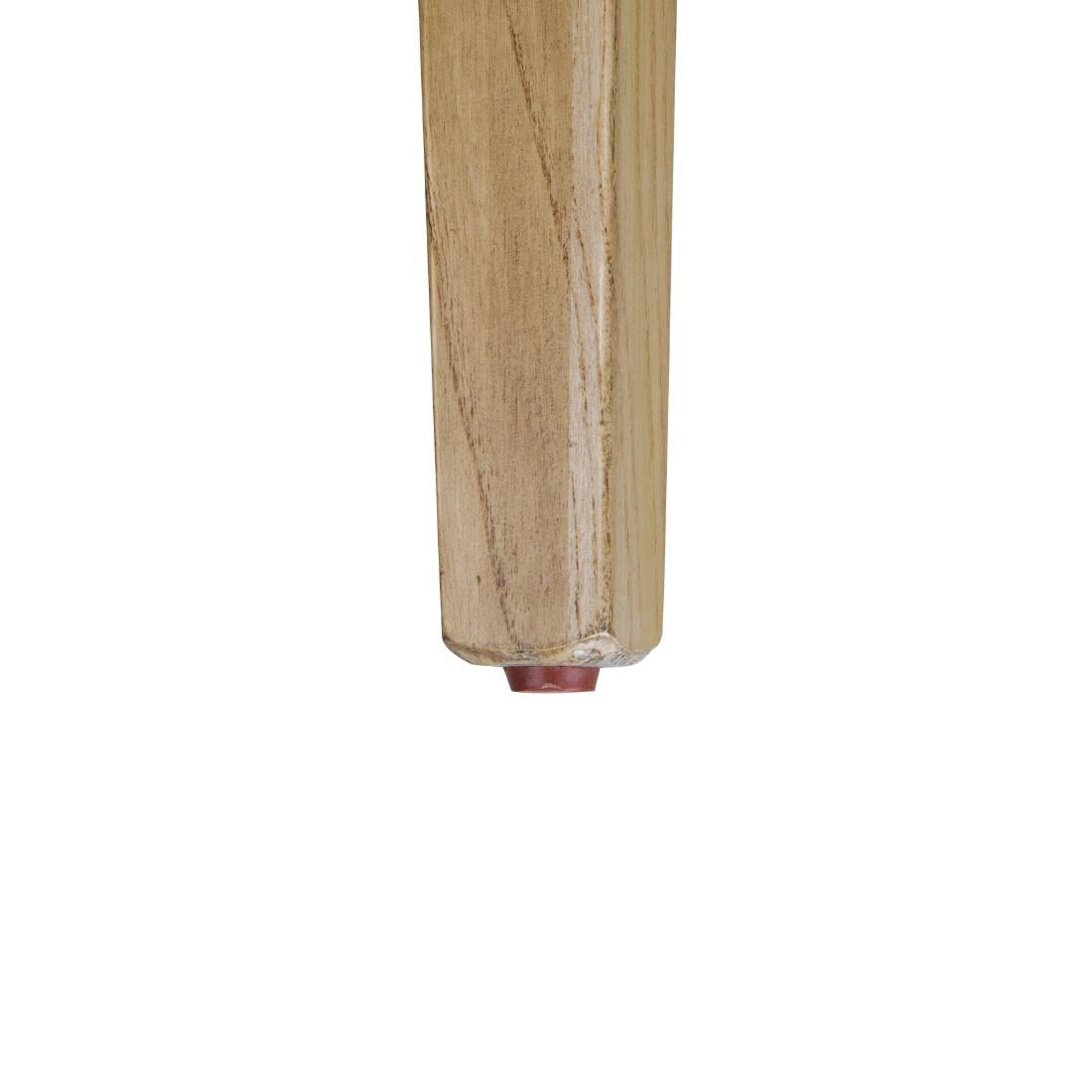 Bolero Austin Dining Chairs Grey Tartan (2 Pack)