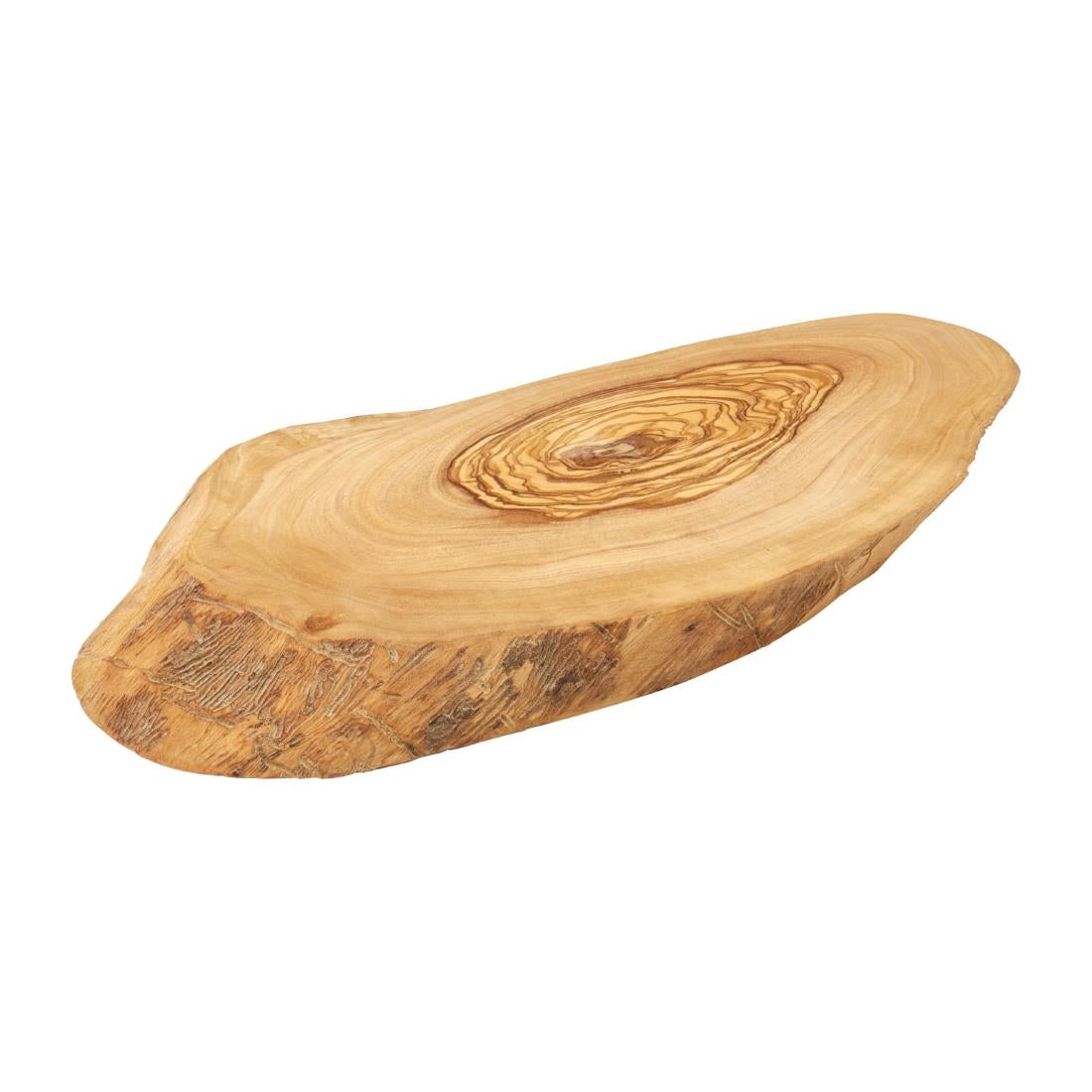 Utopia Rustic Olive Wood Platters 250mm (6 Pack)
