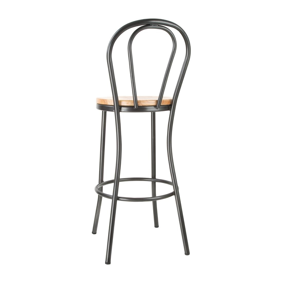 Bolero Clarisse High Stools Metallic Grey