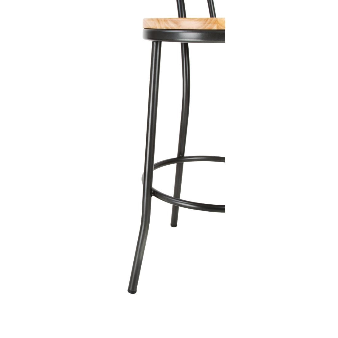 Bolero Clarisse High Stools Metallic Grey