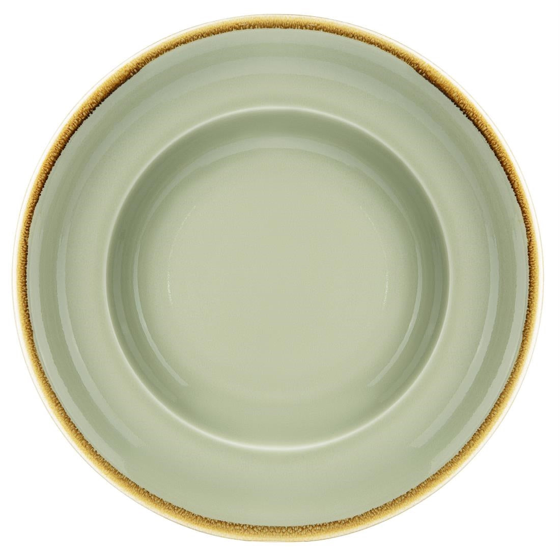 Olympia Kiln Pasta Bowls Moss 250mm (4 Pack)