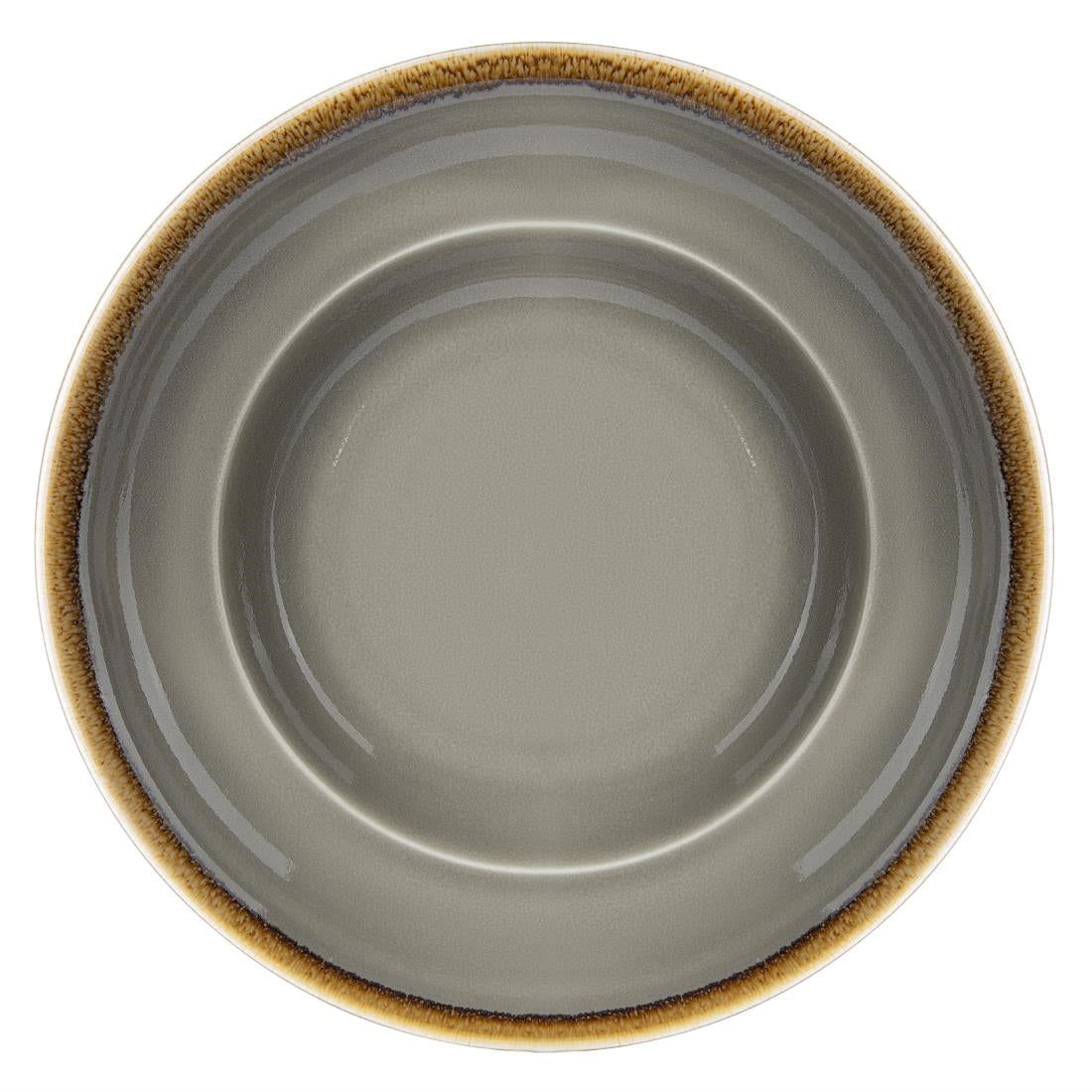 Olympia Kiln Pasta Bowls Smoke 250mm (4 Pack)
