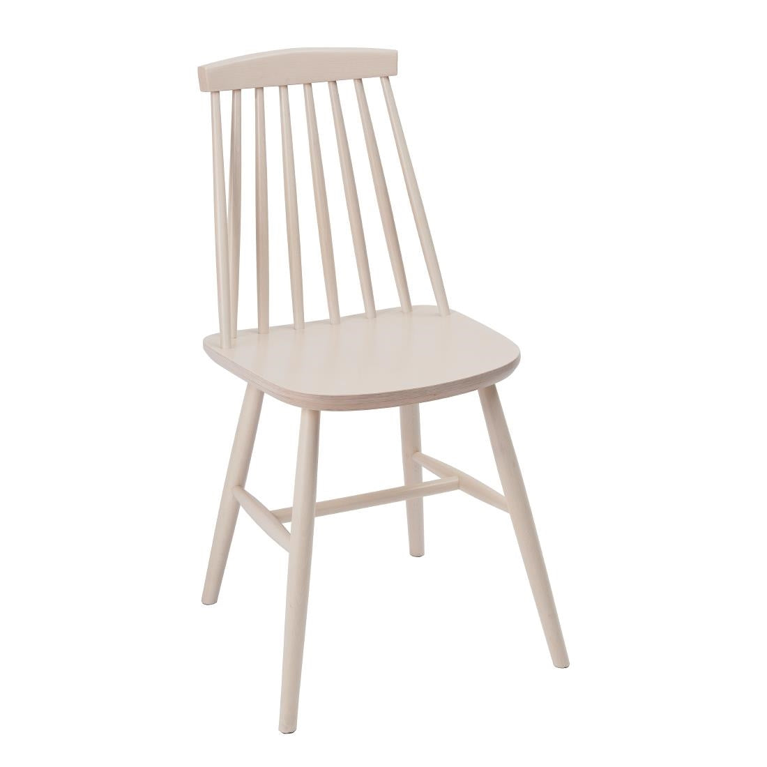 Fameg Farmhouse Angled Side Chairs White (2 Pack)