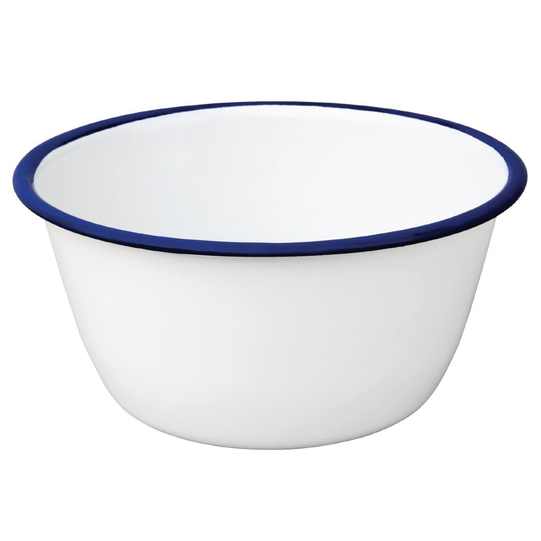 Olympia Enamel Pudding Bowls 155mm (6 Pack)