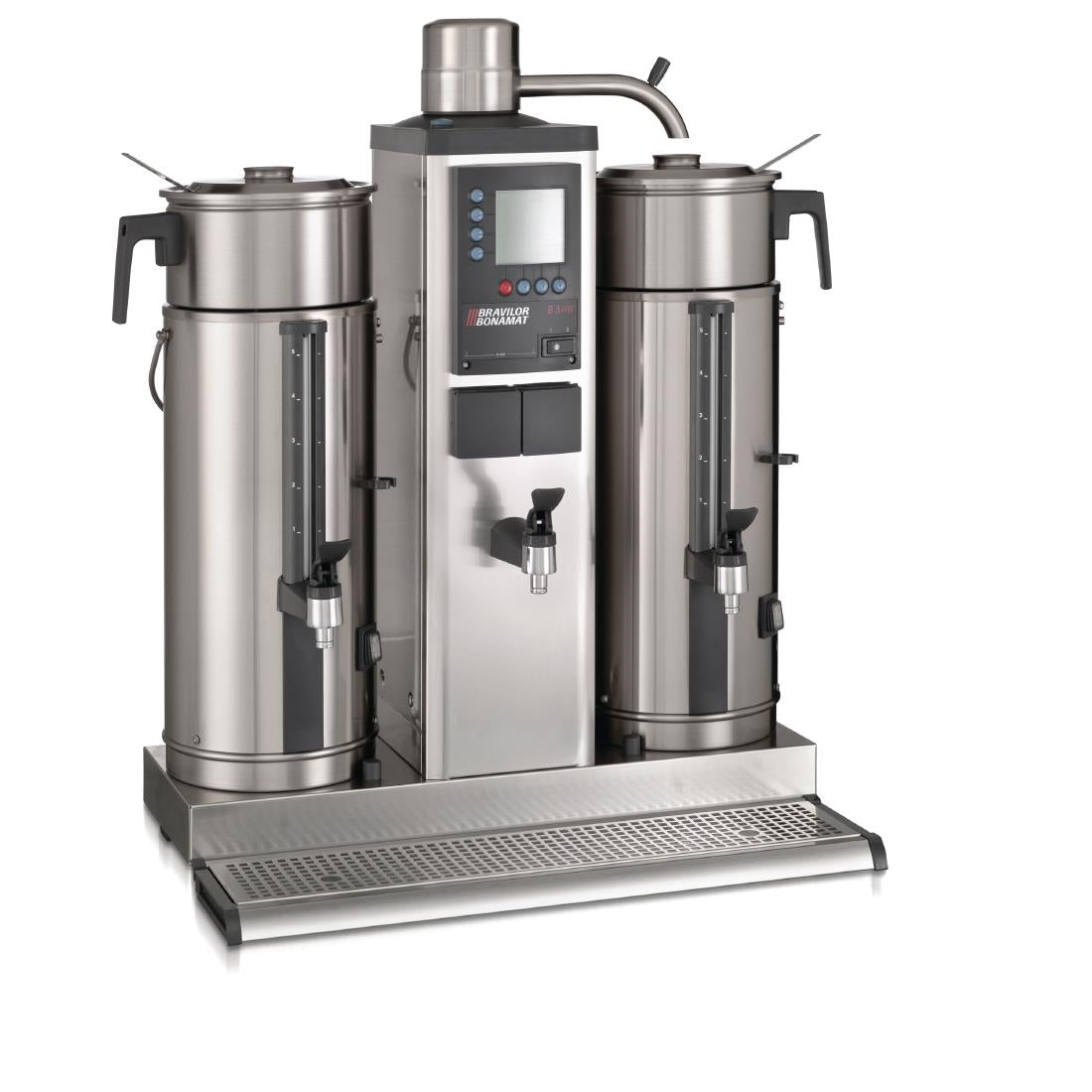 Bravilor B5 HW Bulk Coffee Brewer with 2x5Ltr Coffee Urns and Hot Water Tap Single Phase