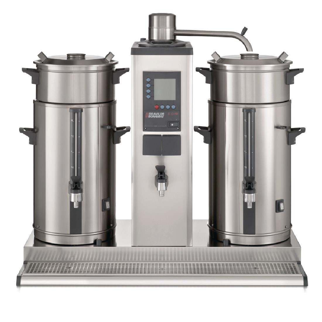 Bravilor B10 HW Bulk Coffee Brewer with 2x10Ltr Coffee Urns and Hot Water Tap 3 Phase