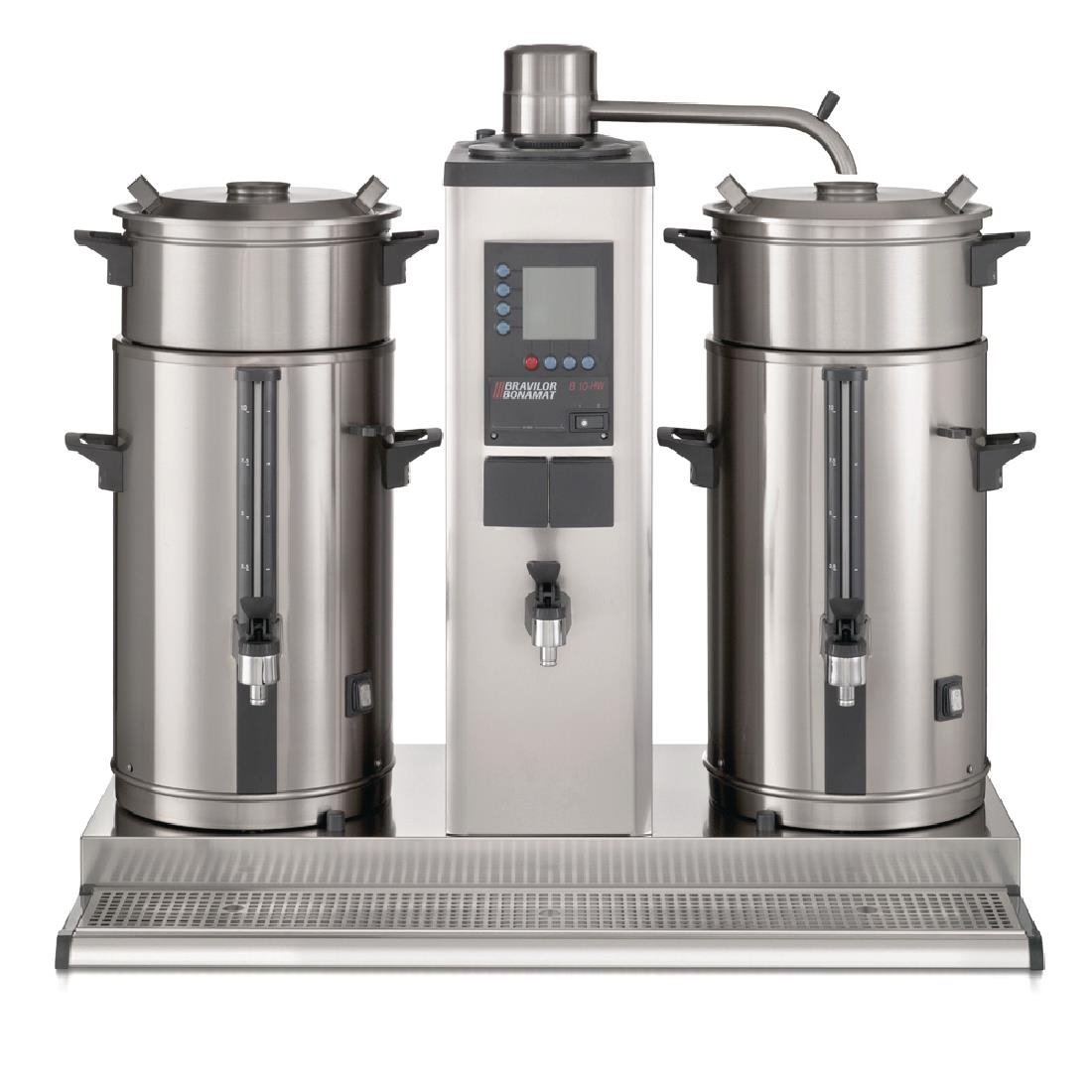 Bravilor B10 HW5 Bulk Coffee Brewer with 2x10Ltr Coffee Urns and Hot Water Tap 3 Phase