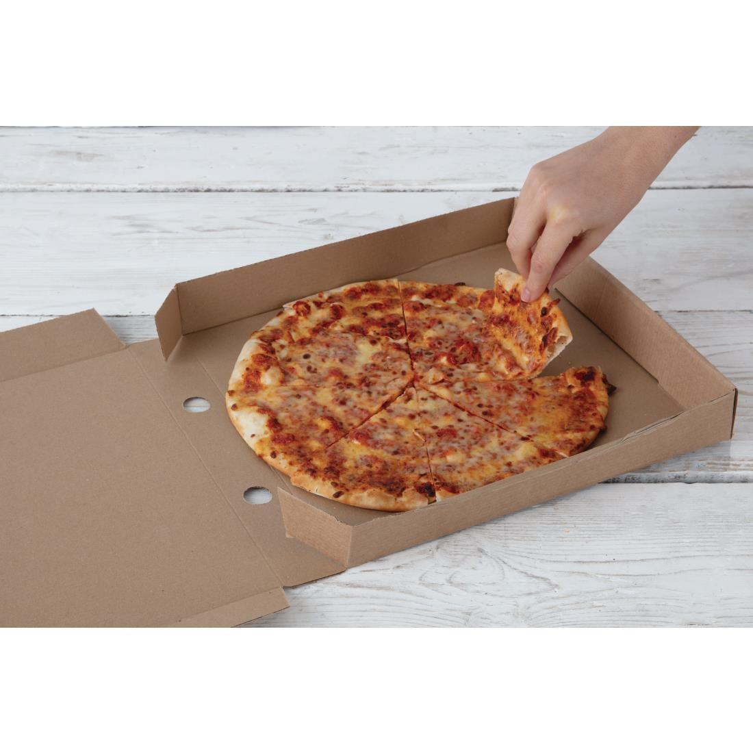 Fiesta Compostable Plain Pizza Boxes 12" (100 Pack)