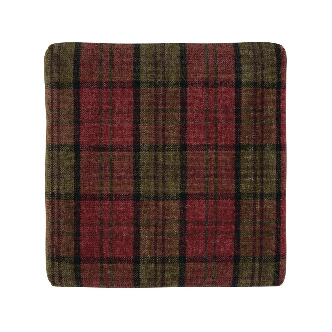 Bolero Dale High Stool Claret Tartan (Single)