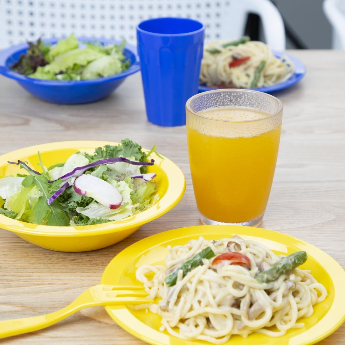 Olympia Kristallon Polycarbonate Tumbler Pebbled Clear 275ml (6 Pack)