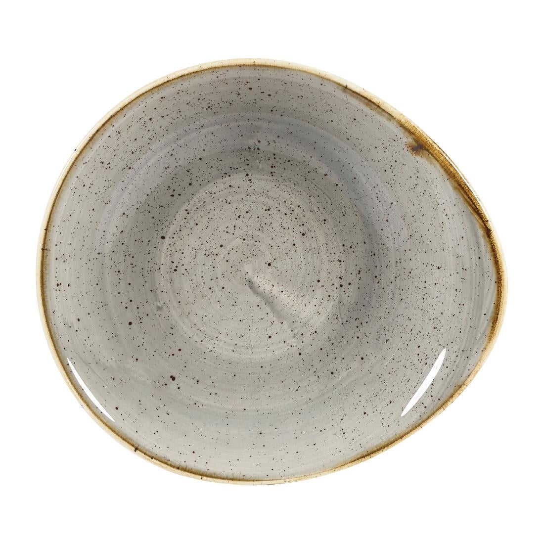 Churchill Stonecast Round Dishes Peppercorn Grey 185mm (12 Pack)