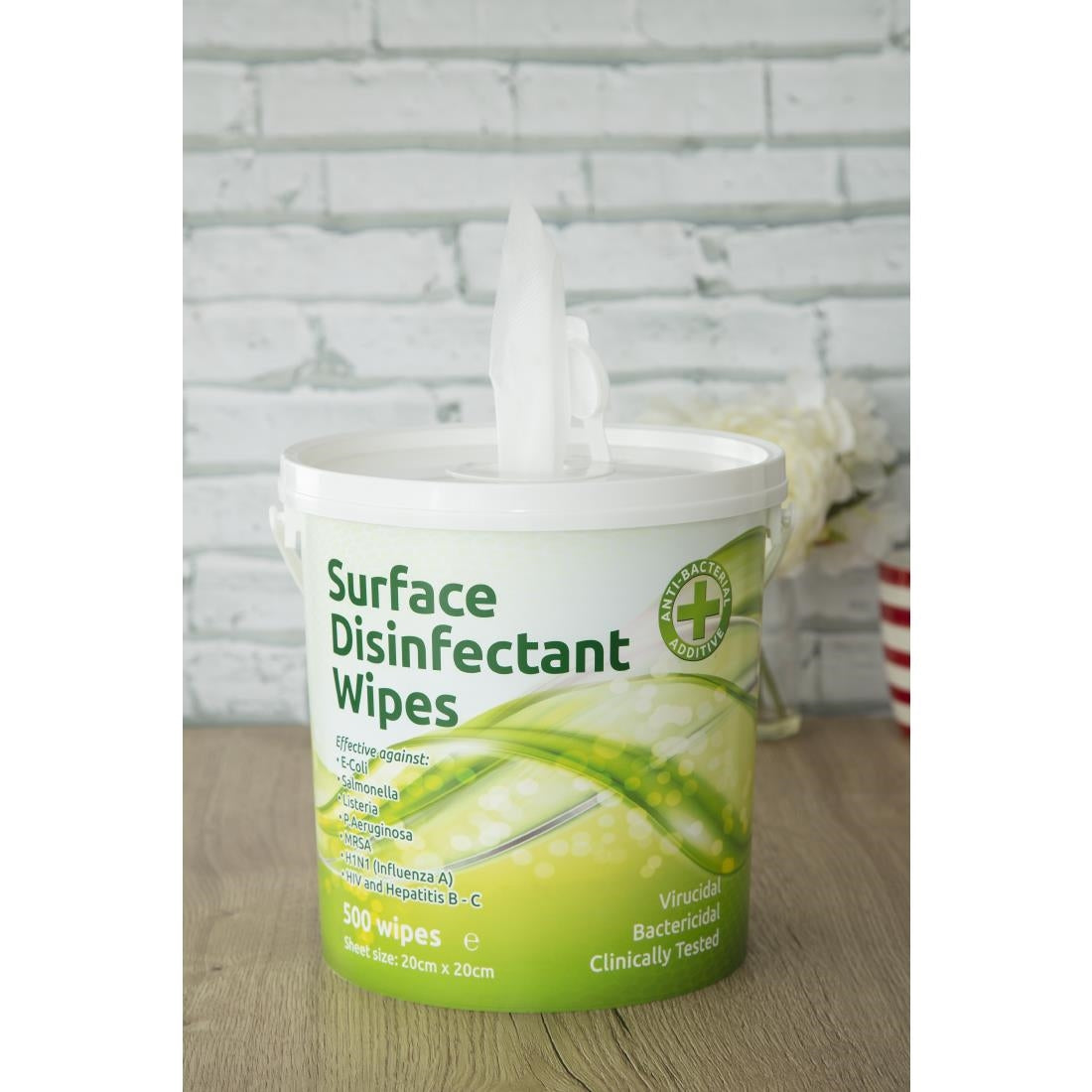 EcoTech Disinfectant Surface Wipes Bucket (500 Pack)