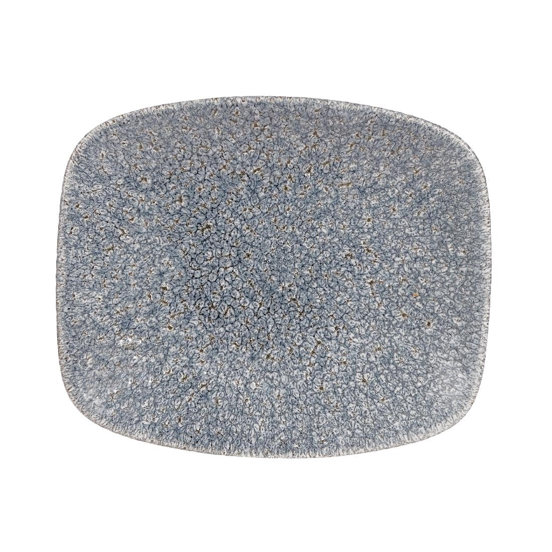 Churchill Studio Prints Raku Rectangular Plates Topaz Blue 154mm (12 Pack)