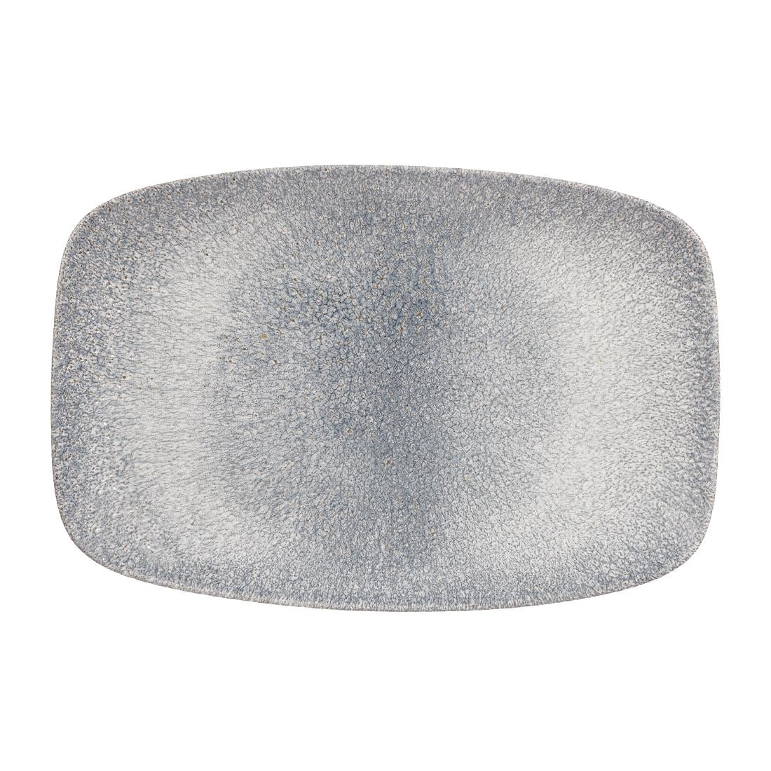 Churchill Studio Prints Raku Rectangular Plates Topaz Blue 300mm (6 Pack)