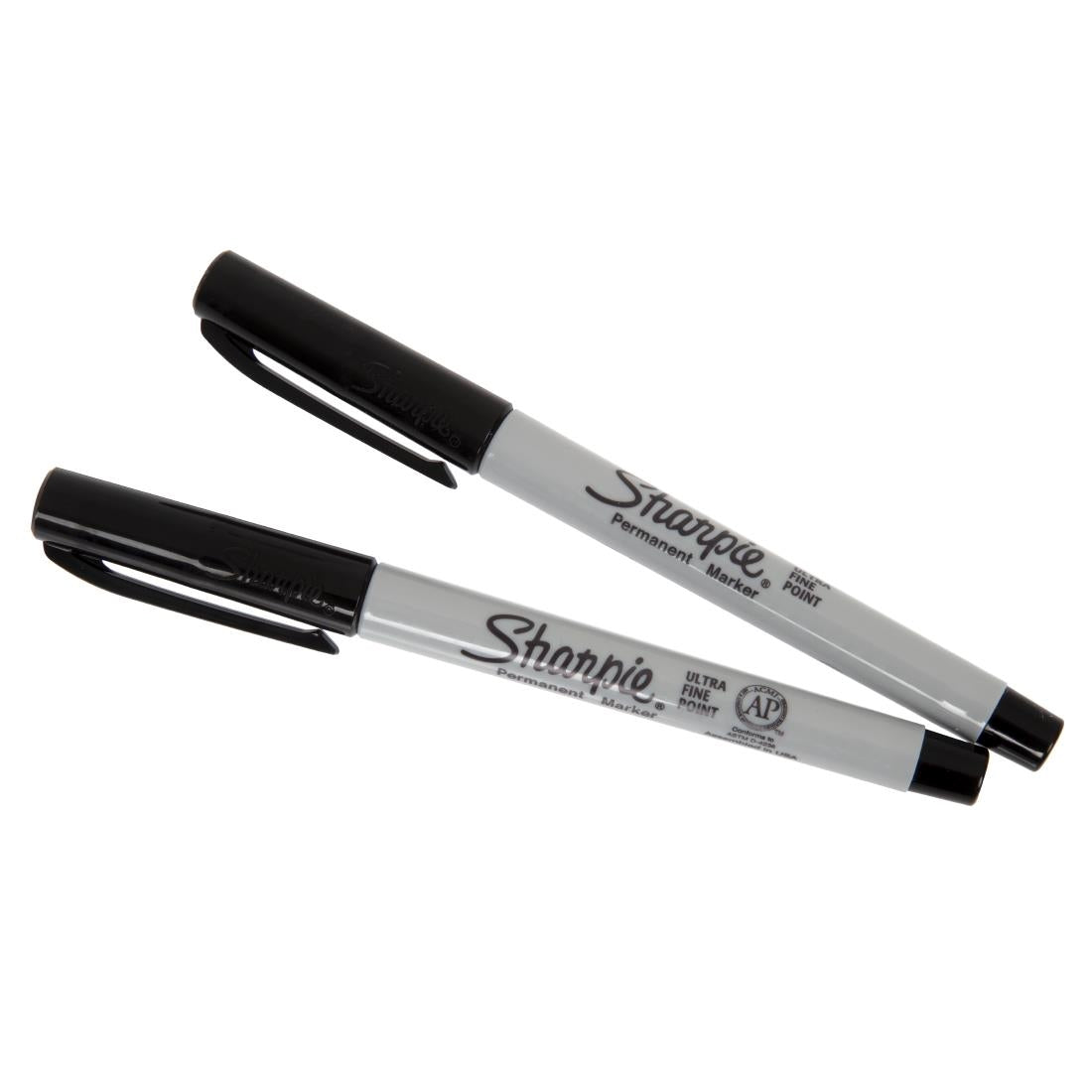 Sharpie Ultra Fine Permanent Marker Black (2 Pack)