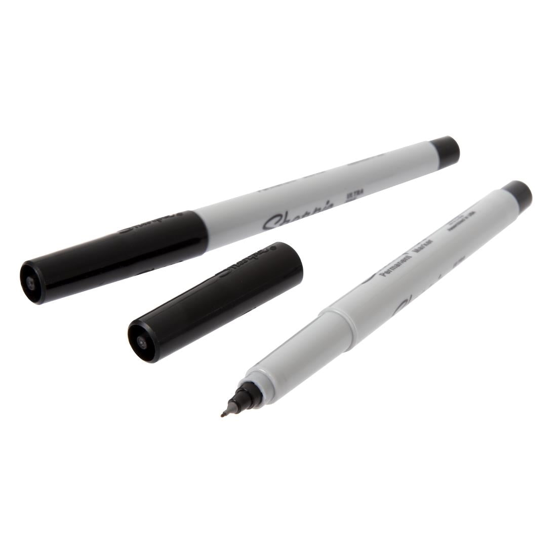Sharpie Ultra Fine Permanent Marker Black (2 Pack)