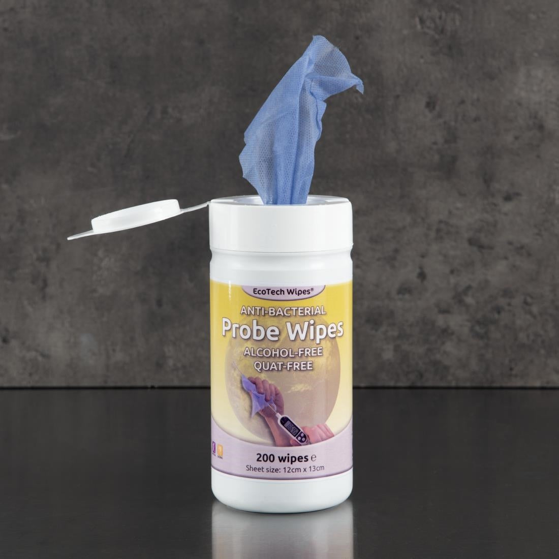 Alcohol-Free Quat-Free Food Probe Wipes (200 Pack)