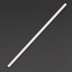 Fiesta Compostable Paper Straws White (250 Pack)