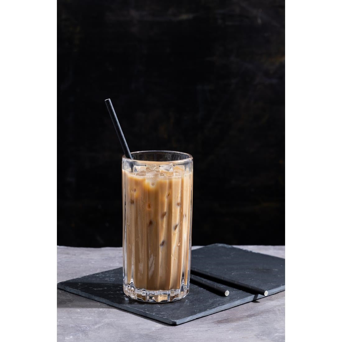 Fiesta Compostable Paper Straws Black (250 Pack)